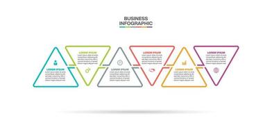 apresentação modelo de infográfico de negócios vetor