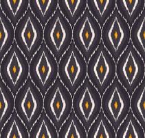 ikat ogee rodada diamante losango forma fundo sem emenda. design de padrão de cor monocromática tribal étnica. uso para tecido, têxtil, elementos de decoração de interiores, estofados, embrulhos. vetor