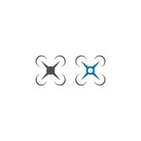 vetor de design de logotipo de ícone de drone