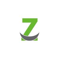 conceito de design de ícone de logotipo letra z vetor