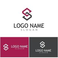 vetor de design de logotipo de carta corporativa de negócios