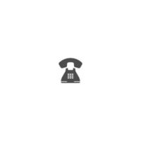 modelo de logotipo de ícone de telefone vetor