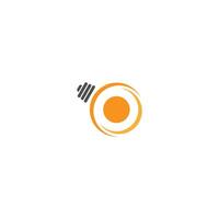 ícone de logotipo de ideia de lâmpada de lâmpada vetor