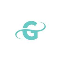vetor de design de ícone de logotipo letra g