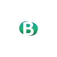 design criativo do logotipo do ícone da letra b vetor