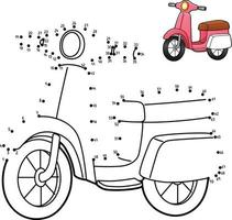 página para colorir de moto isolada para crianças 5162933 Vetor no Vecteezy