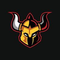 os modelos de logotipo de esports guerreiro vetor