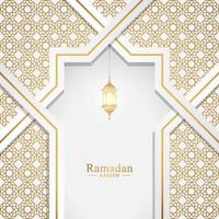 ilustração de fundo islâmico ramadan kareem vetor