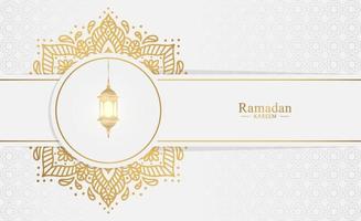 ilustração de fundo islâmico ramadan kareem vetor