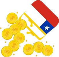 bandeira do chile vetor