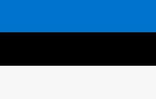bandeira da estônia vetor