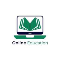 modelo de design de logotipo educacional online vetor