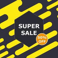 férias de temporada de marketing de ilustração de super venda. oferecer vetor de preço com desconto especial de banner. mega rótulo compras símbolo abstrato. grande panfleto gráfico de fim de semana de loja de pôsteres de compra quente