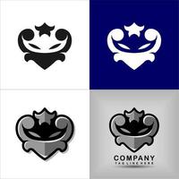 elementos de logotipo premium cenografia vetor formato eps