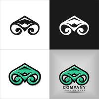 elementos de logotipo premium cenografia vetor formato eps