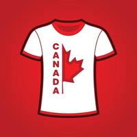 vetor grátis de design de camiseta do canadá