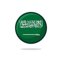 ícone da bandeira da arábia saudita vetor