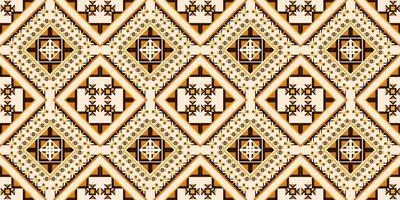 geométrico étnico oriental ikat padrão design tradicional para plano de fundo, tapete, papel de parede, roupas, embrulho, batik, tecido, ilustração vetorial. estilo bordado. vetor