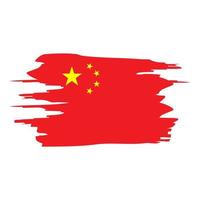 bandeira da república popular da china vetor