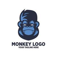 modelos de logotipo de gorila vetor