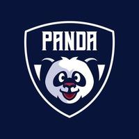 modelos de logotipo de mascote panda vetor