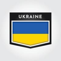 bandeira do design da ucrânia vetor