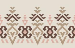 motivo asteca arte étnica ikat. o padrão asteca sem costura em tribal, bordado folclórico, mexicano, estilo uzbeque. marroquino ornamento de arte geométrica print.slubby design texturizado para tapete, tecido. vetor