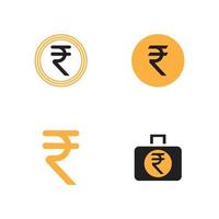 vetor do logotipo da rupia