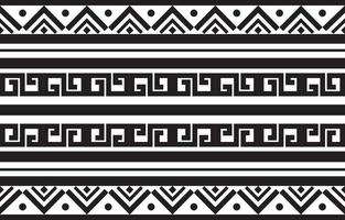 tribal preto e branco abstrato padrão geométrico étnico para ilustração de fundo ou wallpaper.vector para imprimir padrões de tecido, tapetes, camisas, fantasias, turbante, chapéus, cortinas. vetor