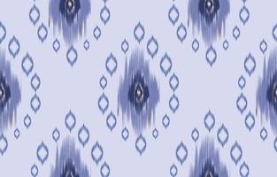 azul escuro e branco ikat sem costura padrão geométrico étnico oriental tradicional bordado style.design para plano de fundo,tapete,tapete,papel de parede,vestuário,embrulho,batik,tecido,ilustração vetorial. vetor