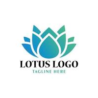 vetor de ícone de logotipo de lótus isolado