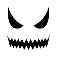 ícone de vetor de rosto de halloween