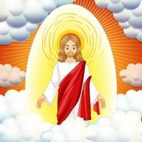 jesus cristo em estilo cartoon