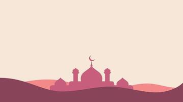 fundo islâmico. fundo de eid mubarak. fundo do Ramadã Kareem. vetor