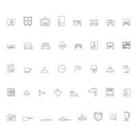 ícone de móveis domésticos para site, símbolo, apresentação vetor