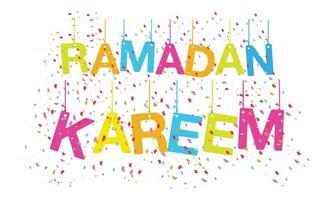 ramadan kareem ramadan mubarak eid mubarak design de modelo vetor
