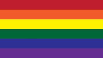 As bandeiras do orgulho lgbt incluem as bandeiras de organizações lgbt lésbicas, gays, bissexuais e transgêneros. ilustração vetorial.