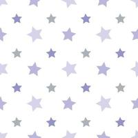 padrão sem emenda com estrelas violetas sobre fundo branco para xadrez, tecido, têxtil, roupas, cartões, cartões postais, papel de scrapbooking, toalha de mesa e outras coisas. imagem vetorial. vetor