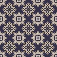 padrão geométrico de forma de estrela islâmica ou árabe com fundo contemporâneo de cor de ouro azul e amarelo. uso para tecido, têxtil, capa, elementos de decoração de interiores, embrulho.