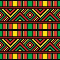 padrão sem costura cor pan-africana vetor
