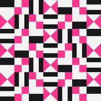 estilo de padrão de forma geométrica rosa, preto com capa de modelo de elementos minimalistas, composição abstrata com formas coloridas em fundo branco, ilustração vetorial vetor