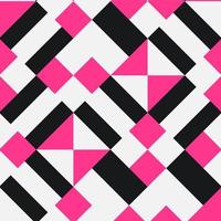 textura geométrica moderna em background branco. criou o estilo de elementos colorista rosa e preto com modelo minimalista, vetor, ilustração vetor