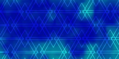 fundo vector azul claro com linhas, triângulos.