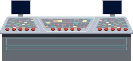 painel de controle e monitor vetor