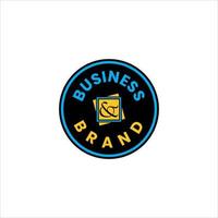 modelo de distintivo de logotipo de círculo bom para muitas empresas de negócios vetor