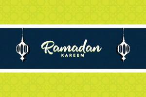 ilustração vetorial ramadan kareem para postagem de mídia social de banner vetor