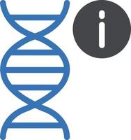 ilustração vetorial de informação de DNA em símbolos de qualidade background.premium. ícones vetoriais para conceito e design gráfico. vetor