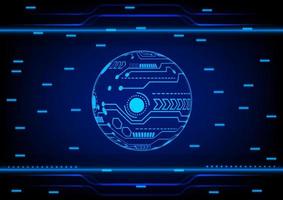 tecnologia de diagrama de circuito digital de ilustração de design gráfico para ilustração vetorial de papel de parede de fundo vetor