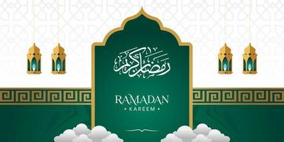 projeto de plano de fundo ramadan kareem. ilustração vetorial para cartões, cartazes e banners vetor