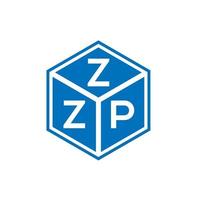 design de logotipo de carta zzp em fundo branco. conceito de logotipo de letra de iniciais criativas zzp. design de letra zzp. vetor